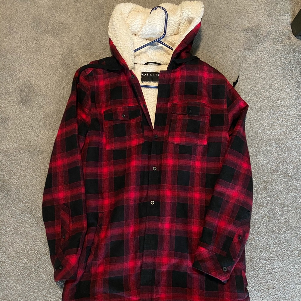 Cozy button up jacket